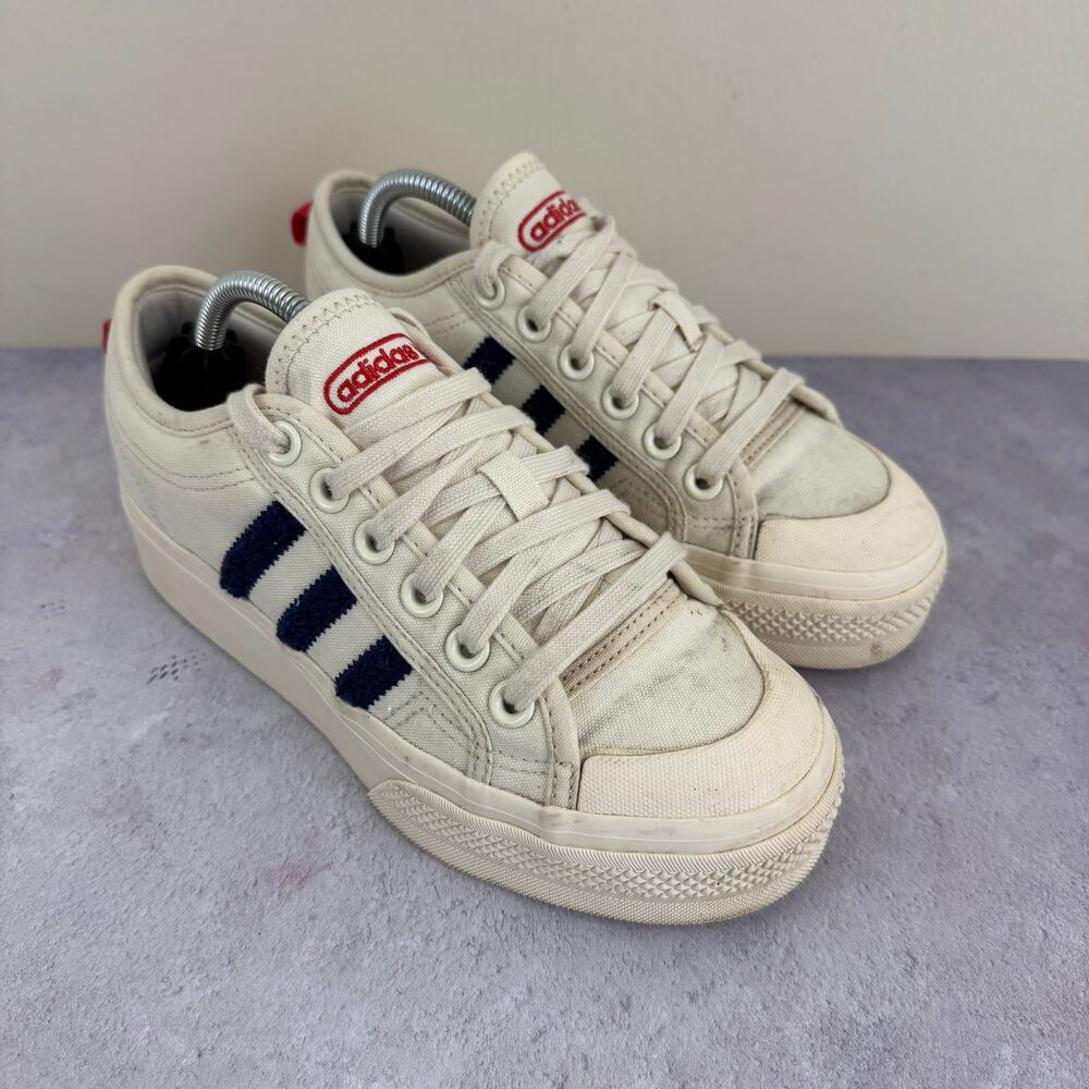Adidas Bravada 2.0 Platform Skateboarding Low Top Shoes Womens Size 6.5